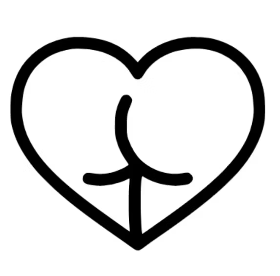 Dekal - Rumpa i Hjärta