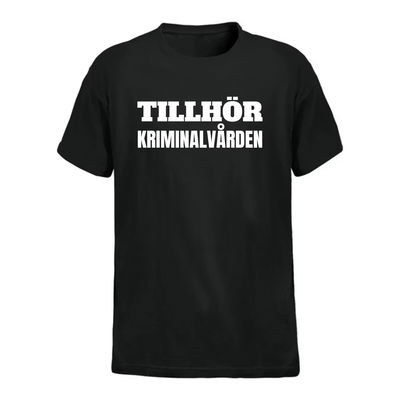 TILLHÖR KRIMINALVÅRDEN T-shirt