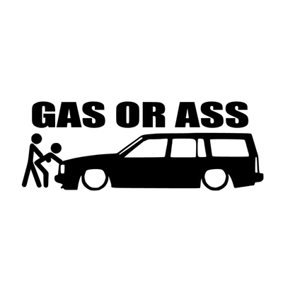 Dekal GAS OR ASS (Volvo Edition)
