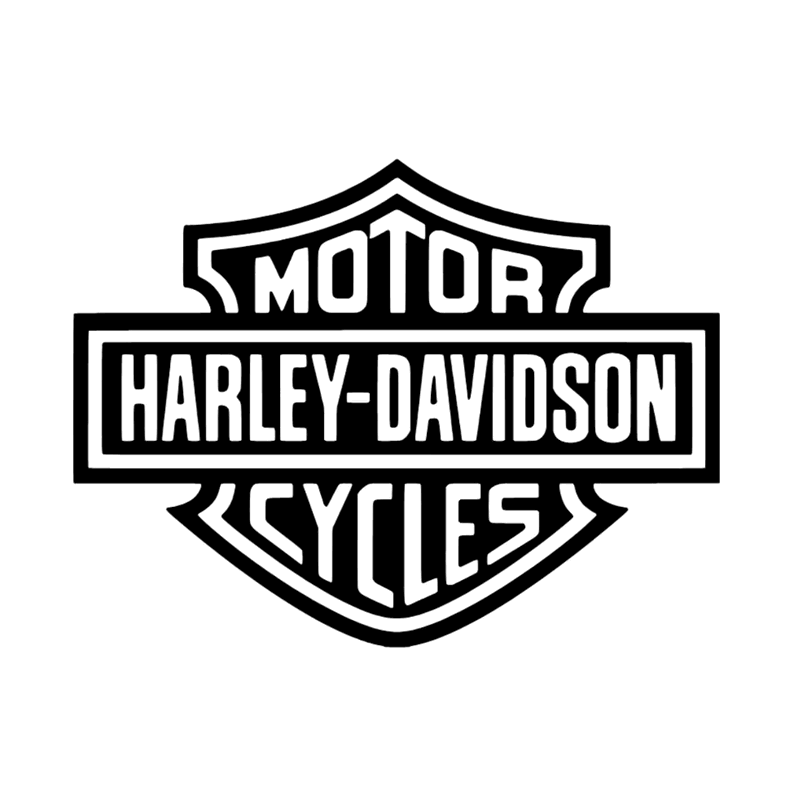 Harley Davidson Motor Dekal