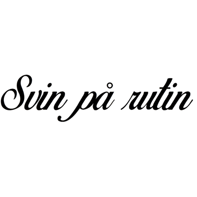 Dekal - Svin på rutin