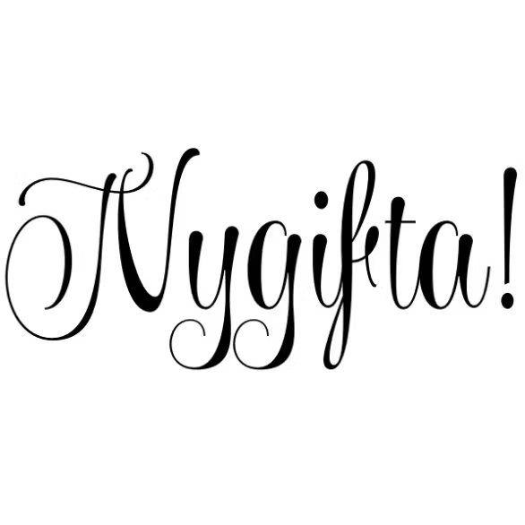 Dekal Bröllop - Nygifta!