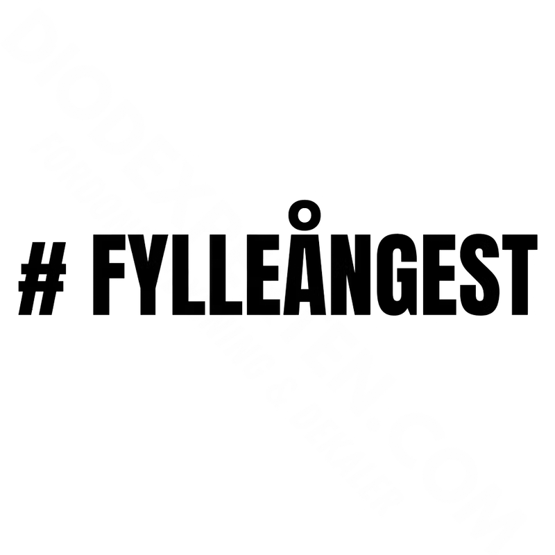 #FYLLEÅNGEST Dekal