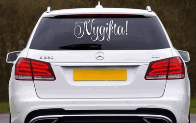 Dekal Bröllop - Nygifta!