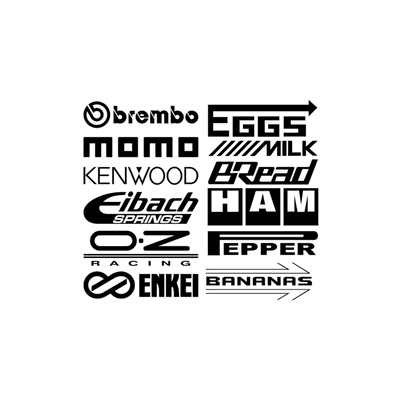 Sponsorer 12-pack Dekalkitt