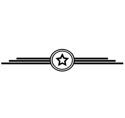 Dekal - Ornament stjärna