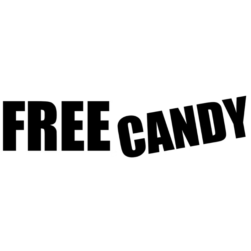Dekal FREE CANDY