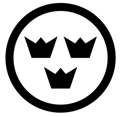 Dekal - Tre kronor Flygvapnet