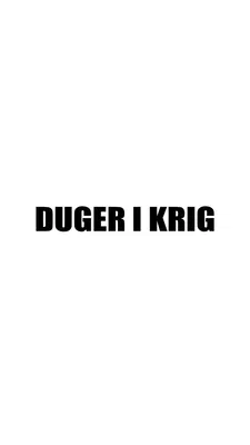 Dekal DUGER I KRIG