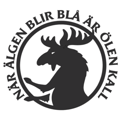 Dekal - När älgen blir blå