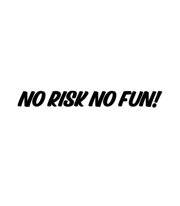 Dekal NO RISK NO FUN!