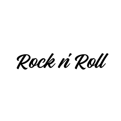 Rock n´ roll Dekal