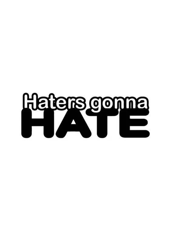 Dekal HATERS GONNA HATE