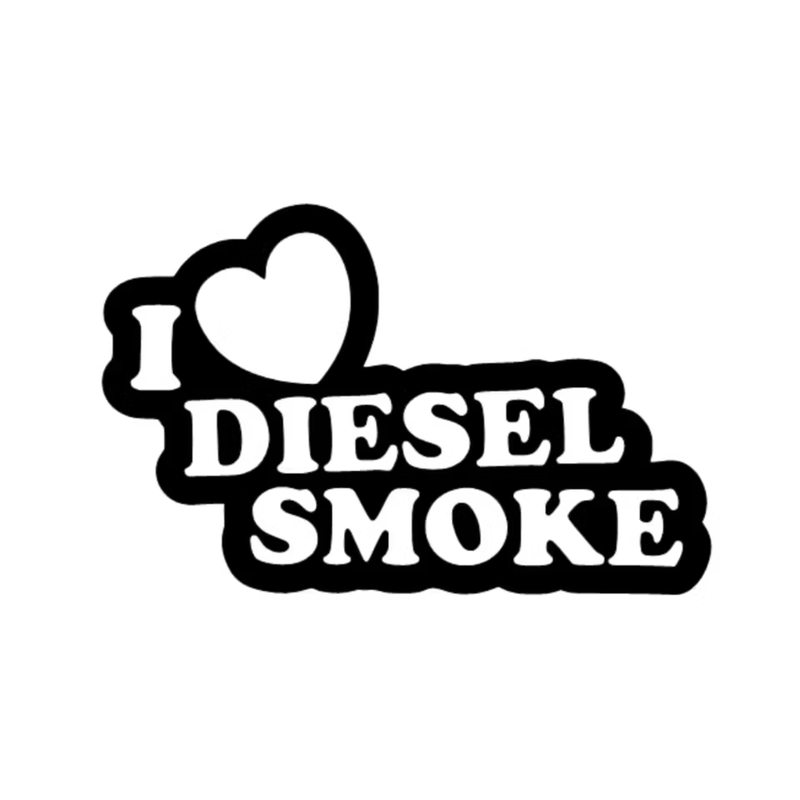 I LOVE DIESEL SMOKE - Dekal