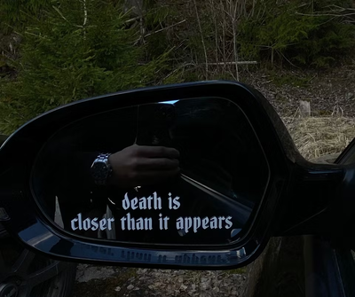 Death is closer Dekal sidospegel