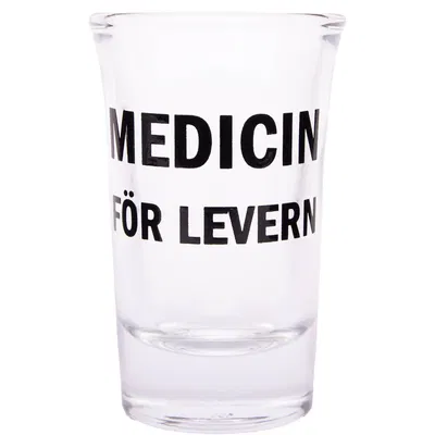 Snapsglas, medicin för levern