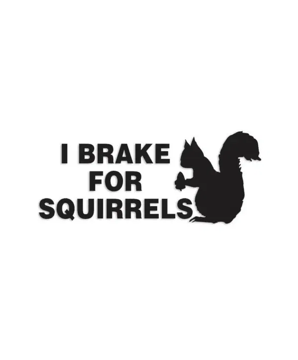 I BRAKE FOR SQUIRRELS