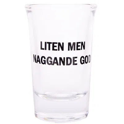 Snapsglas, liten men naggande god