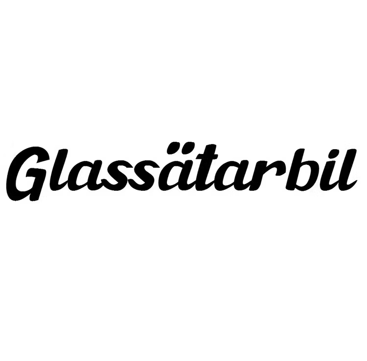 Dekal - Glassätarbil