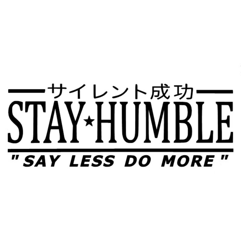 Dekal - STAY HUMBLE