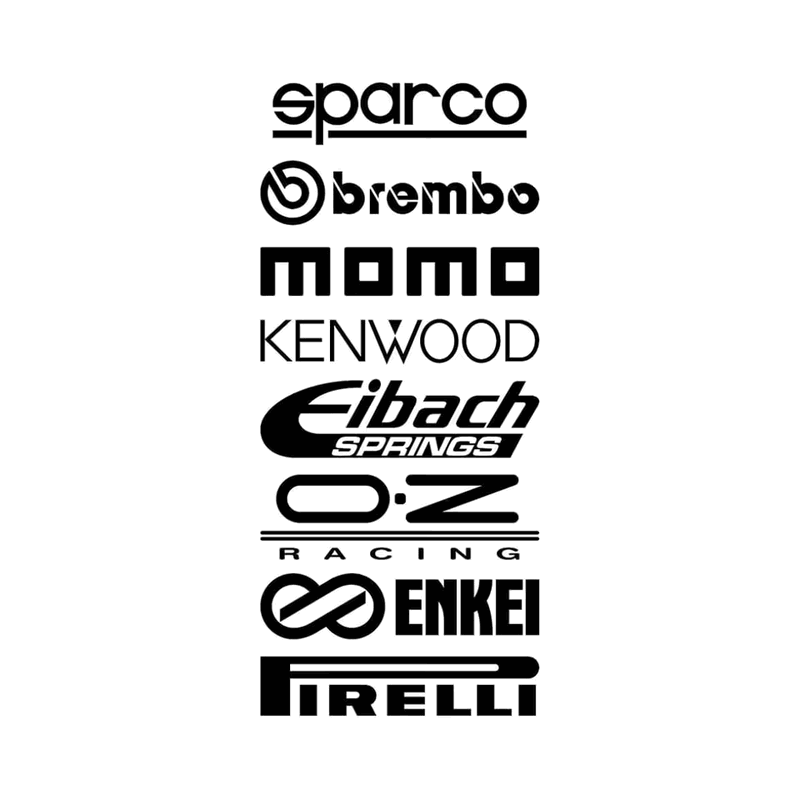 Sponsorer 8-pack Dekalkitt