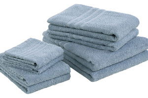 Basic Frotté Blå Badrumshandduk Borganäs of Sweden 0E5tgAMLtHQuoQ51759155358