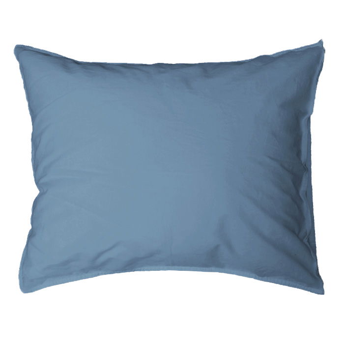Elton Denim BCI Bomull Örngott 50x60 Vackert jeans blått örngott med jeanssöm i vintage tvättad bomull för en extra mjuk och skön känsla. 100% BCI bomull för bättre miljöval.