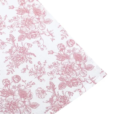 Kökshandduk Linnea Rosa/Vit 50x70 4-pack Classic Textile