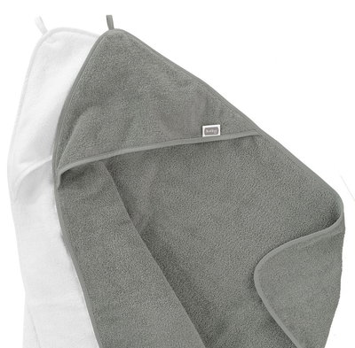 Babycape 2-pack Grå/vit 75x75 Borganäs of Sweden