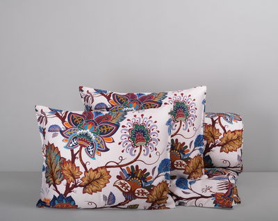 Glimminge Bambu Blommigt Bäddset Enkeltäcke 3-dels 150x210 Värnamo of Sweden
