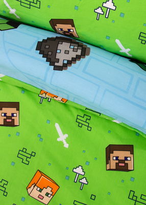 Minecraft Multi Barn Bäddset Enkeltäcke 150x210