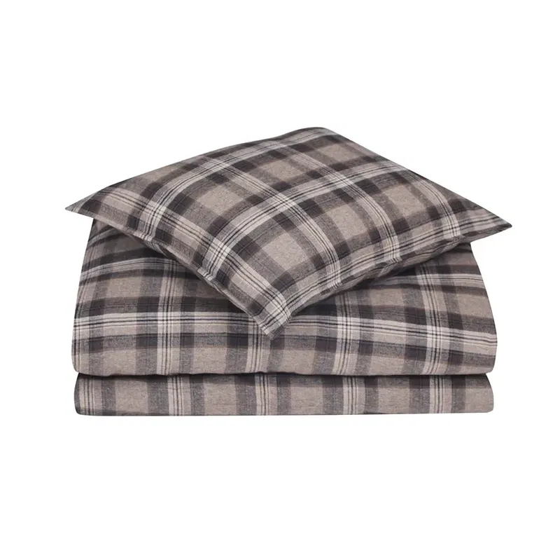 Örngott Arjeplog Flanell Rutigt Beige/Brun 50x60 Classic Textile Örngott Arjeplog Flanell Rutigt Beige/Brun 50x60 Classic Textile