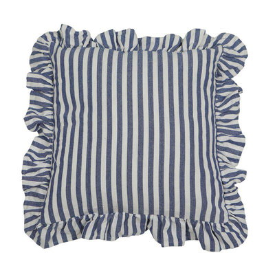 Svea Denim Randigt Kuddfodral 45x45 Fondaco