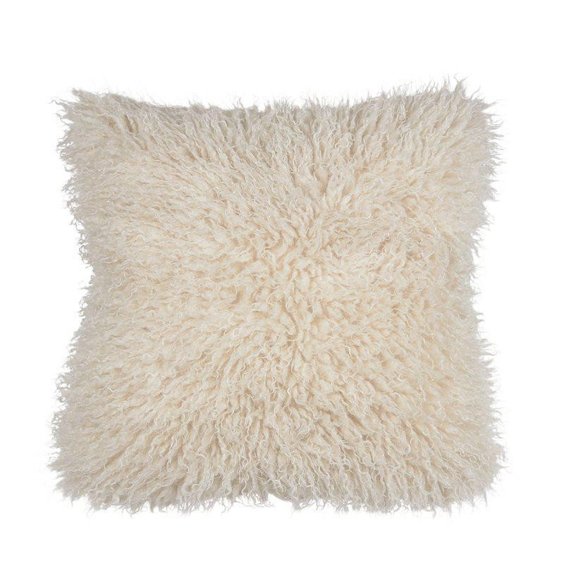 Curly Off-White Kuddfodral 48x48 Fondaco