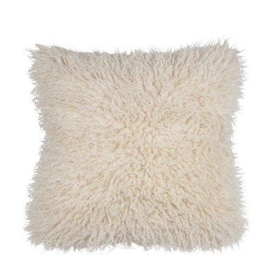 Kuddfodral Curly i offwhite från Fondaco, 48x48 cm