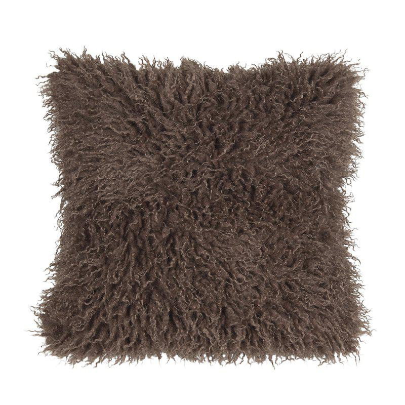 Curly Brun Kuddfodral 48x48 Fondaco