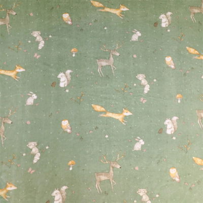 Stampe Grön Pläd Barn 130x150 Redlunds