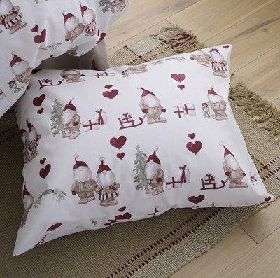 Julbestyr Bäddset Enkeltäcke 150x210 Borganäs of Sweden