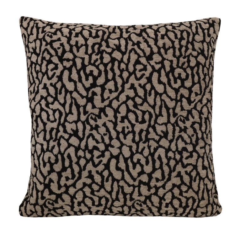 Dillion Beige/Svart Leopard Kuddfodral 45x45 Redlunds