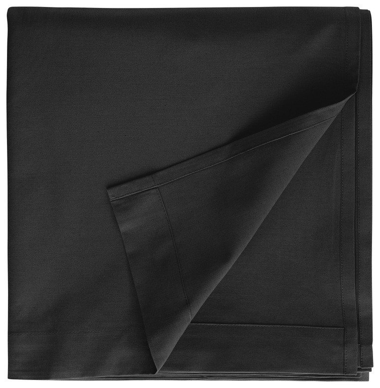 Lakan Svart Enkelsäng 150x250 Borganäs of Sweden