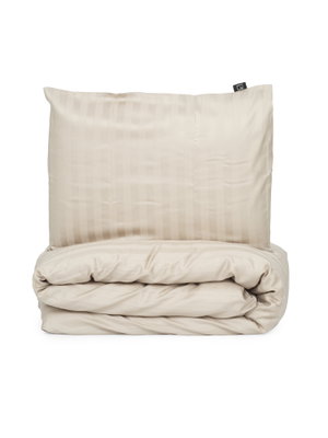 London Satin Sand Bäddset Enkeltäcke 150x210 Kosta Linnewäfveri