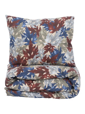 Brene Satin Vinröd Bäddset Enkeltäcke 150x210 Kosta Linnewäfveri