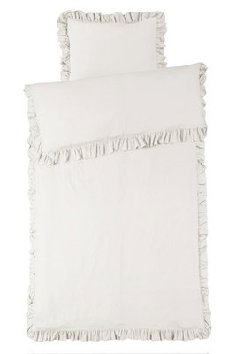 Romance Volang Vit Bäddset Enkeltäcke 150x210 Redlunds