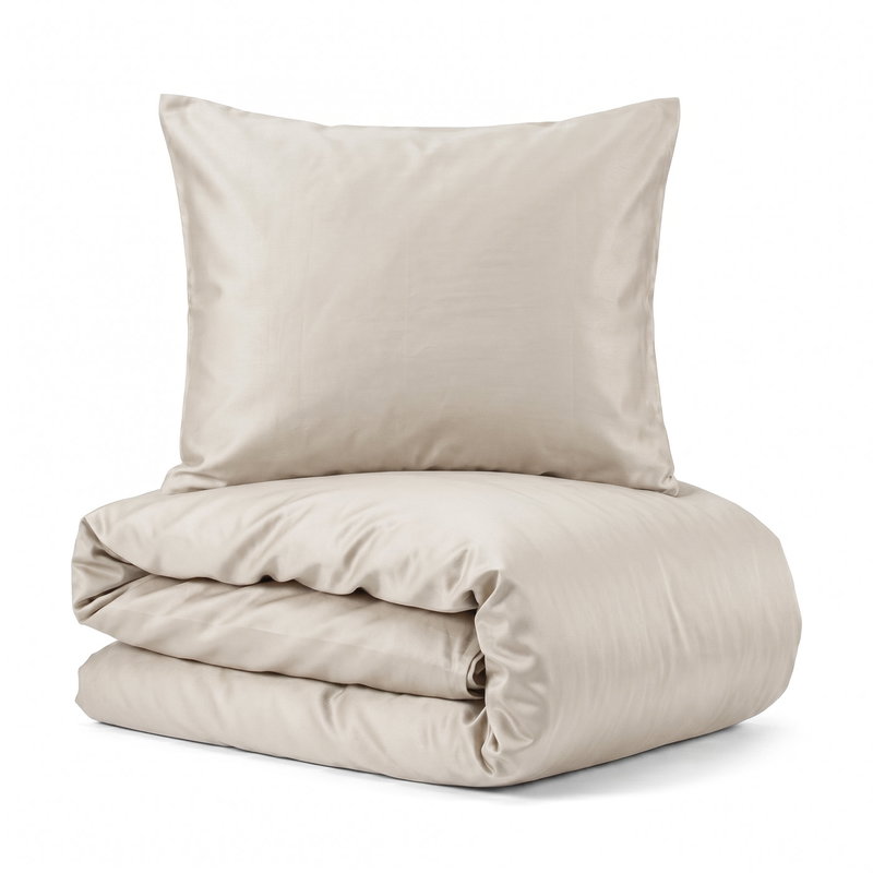 Bambu Bäddset Beige Dubbeltäcke 220x210 Björk®
