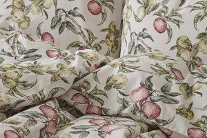 Äppellunden Multi Blommigt Bäddset Enkeltäcke 150x210 Borganäs of Sweden