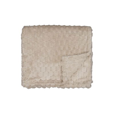 Lukas Beige Pläd 125x150 Noble House