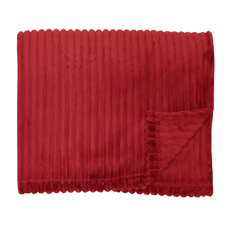 Baloo Mörkröd Pläd 130x170 Redlunds