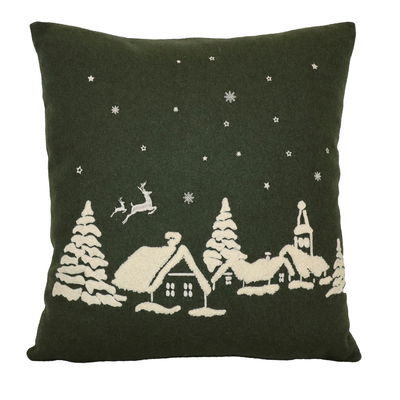 Julnatt Grön Kuddfodral 45x45 Redlunds