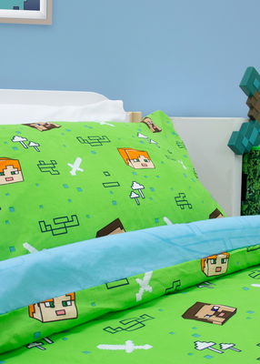 Minecraft Multi Barn Bäddset Enkeltäcke 150x210