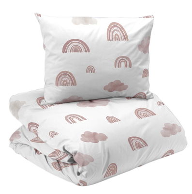 Rainbows Rosa Barn Bäddset Enkeltäcke 150x210 Redlunds